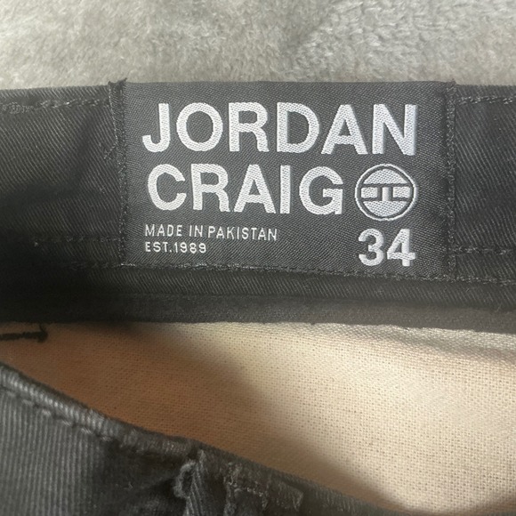 Jordan Craig Mens Black Cotton Cargo Shorts Style 4454 Size 34 Utility Gorpcore - Picture 4 of 8